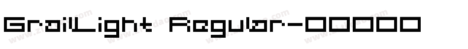 GrailLight Regular字体转换